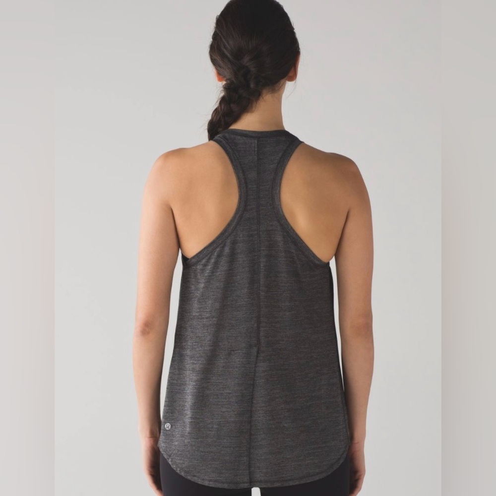 Lululemon Hot Like Agni Singlet
Heathered Black